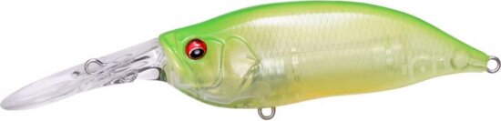 Megabass Ixi Shad Type-3 57mm 7.0g Clear Lime Chart