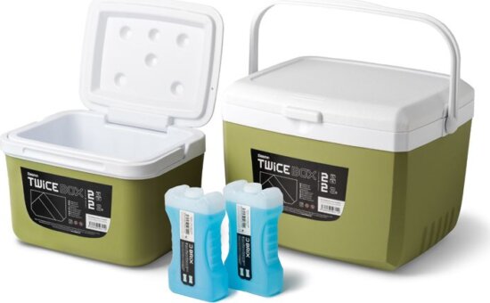 Delphin TwiceBOX 2in1 hűtőláda szett (5l +13l / 2x400ml)