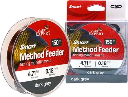 Carp Expert Smart Method Feeder 0,25mm 150M Dark Grey 8,74Kg