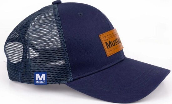 Mustad Grey Trucker Cap - Woven Patch - 114
