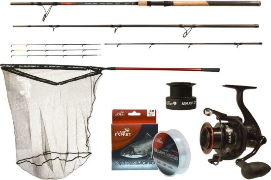 Carp Expert Heavy Feeder 3,60M Busázó Szett Busás Merítővel
