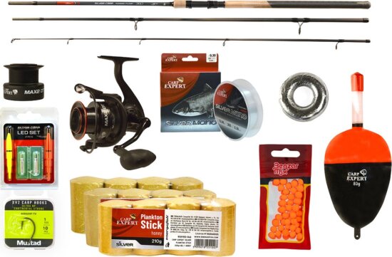Carp Expert Silver Carp Power Float 3.9M Busázó Úszós Szett Tablettával És Szerelékkel