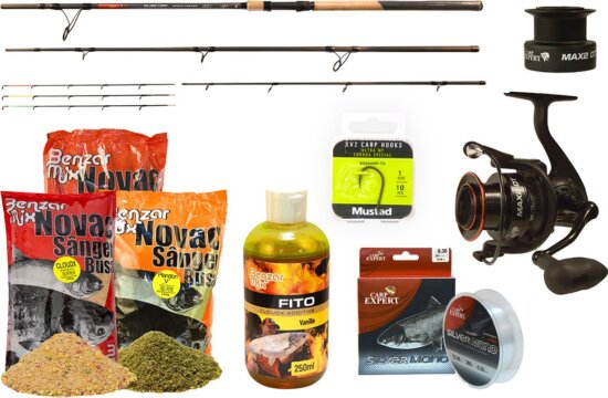 Carp Expert Silver Carp Heavy Feeder 3,60M Szett Etetőanyag Válogatással