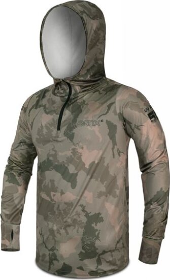 Delphin UV ARMOR 50+ Kapucnis hosszúujjú póló (Banx M)