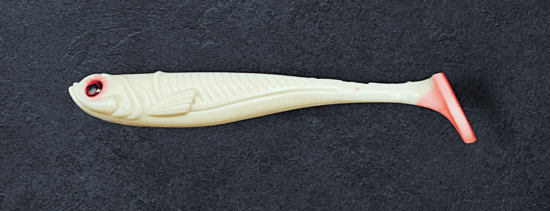 Alpha Tackle Avci OG white /red tail/ 12cm