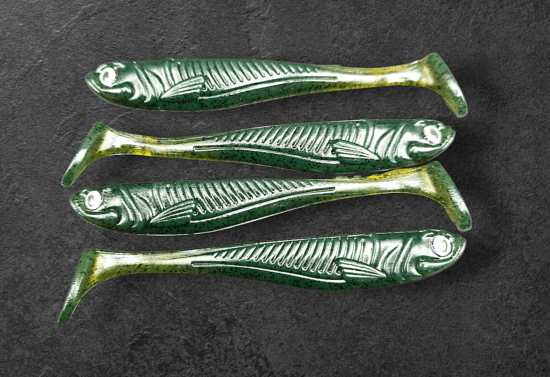 Alpha Tackle Avci Motoroil zöld/barna csillámokkal/ 9cm
