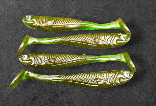 Alpha Tackle Avci Watermelon zöld/piros csillámokkal / 9cm