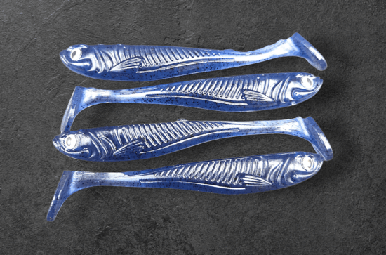 Alpha Tackle Avci Deep Blue fekete csillámokkal/ 9cm