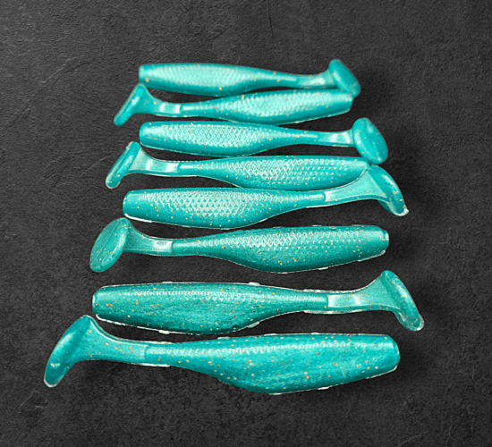 Alpha Tackle Paddleworm Blue Crystal / 7cm / 1db