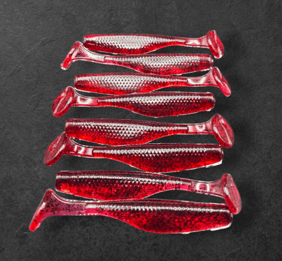 Alpha Tackle Paddleworm Red Wine / 7cm / 1db