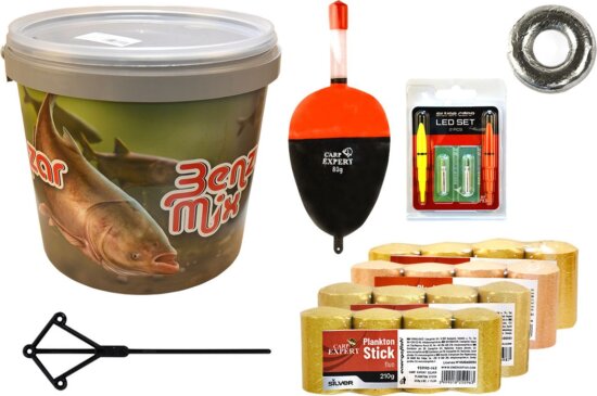 Carp Expert Busa Tablette Szett Világító Úszóval És Vödörrel 60G