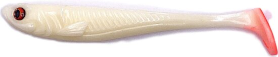 Alpha Tackle Avci OG / matt fehér / piros farokkal /9cm