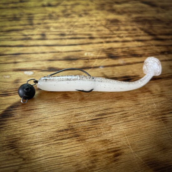 Just Fish Baits Kitara SR White Ghost 3D szemmel 10cm