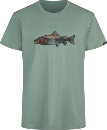 Daiwa T-Shirt Trout (pistaccio, #L) póló