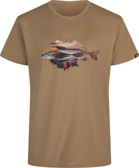 Daiwa T-Shirt Pike (sand, #L) póló