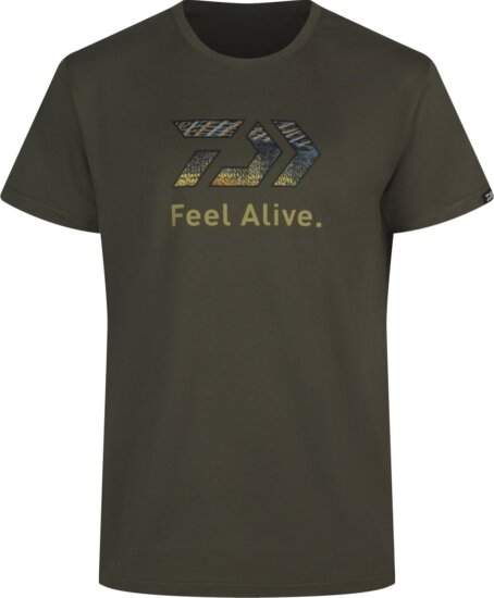 Daiwa D-VEC T-Shirt Zander (olive, #M) póló