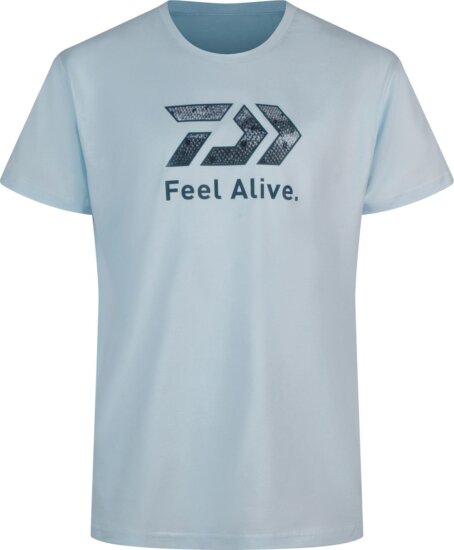 Daiwa D-VEC T-Shirt Trout (light blue, #2XL) póló