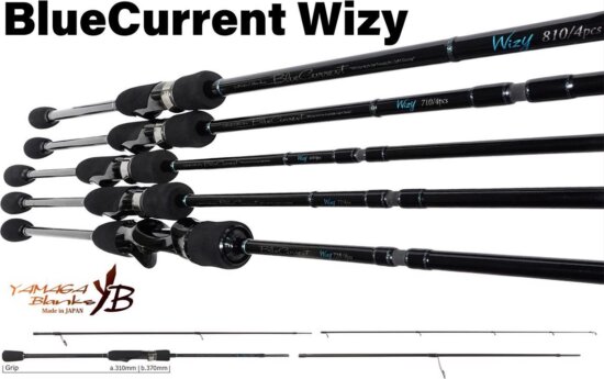 Yamaga Blanks Yamaga Blue Current Wizy 710 2.39m 1.5-20g 4 Részes