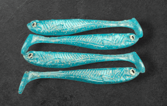 Alpha Tackle Avci Blue Crystal arany csillámokkal / 9cm