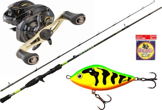 Mustad Profi Multis Pergető Szett Salmo Sliderrel