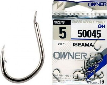 OWNER ISEAMA 50045 lapkás horog - 10