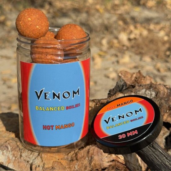 Feedermánia Venom Balanced Boilies Hot Mango 30 mm
