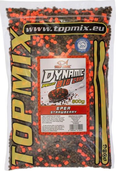 TOP MIX Dynamic BIG Carp etető pellet, Eper
