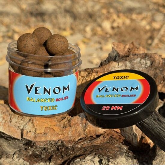 Feedermánia Venom Balanced Boilies Toxic 20 mm