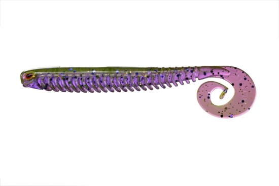Bite On Rib Worm 100 Green LOX