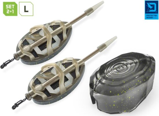 Delphin Method QUIX Reaxe Feeder Szett töltőszerszámmal 2+1 L (30g)