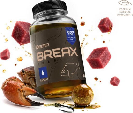 Booster Delphin BreaX/MonstaFISH (Monster Crab-Tonhal/250ml)