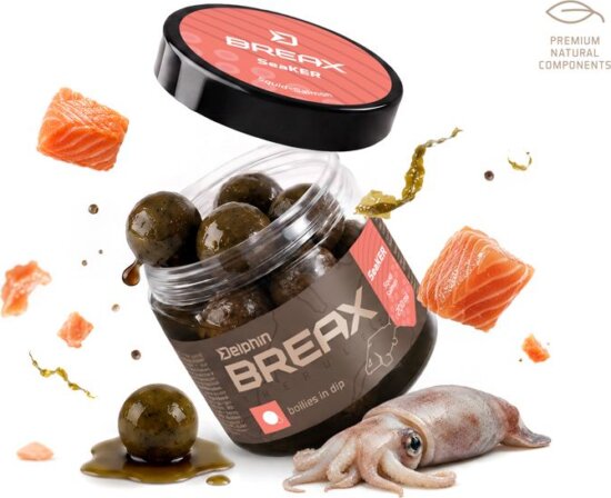Dipelt bojli Delphin BreaX / SeaKER (Tintahal-Lazac/16mm/200ml)