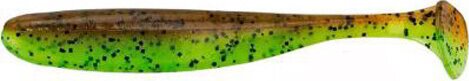Keitech Easy Shiner 3,5" 89mm - #401 Green pumpkin/ chartreuse