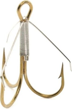 Mustad Weedless Treble 6 Bronze 5db/csomag
