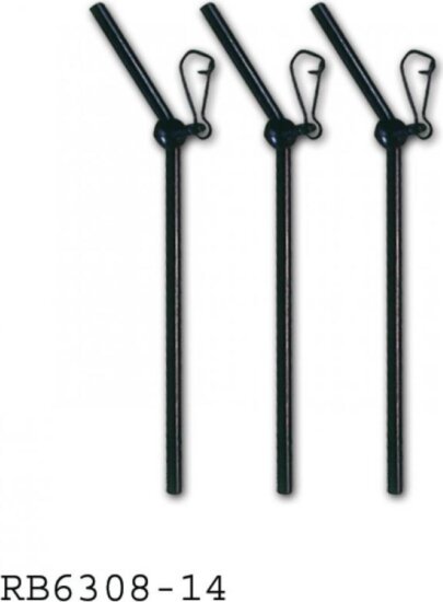 Silstar Feeder Boom Hajlított 10cm 3db/cs