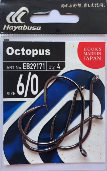 Hayabusa Oktopus Horog 5/0 4db