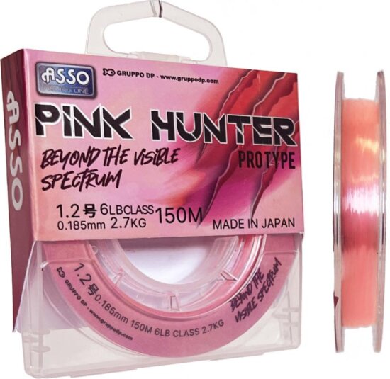 Asso Pink Hunter Fluorocarbon Bevonattal 0,260 150m
