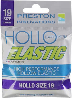 Preston HOLLO ELASTIC SIZE 19h PURPLE (LILA 3,2mm)