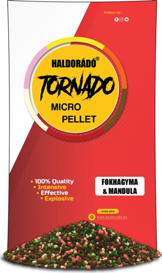 Haldorádó Tornado Micro Pellet - Fokhagyma-Mandula