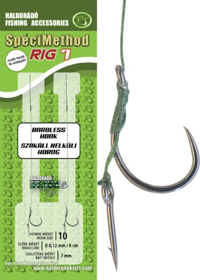 Haldorádó SpéciMethod Rig7 Braid 7mm / 10 barbless