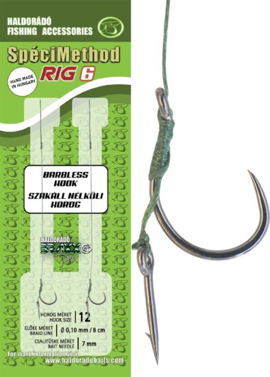 Haldorádó SpéciMethod Rig6 Braid 7mm / 12 barbless