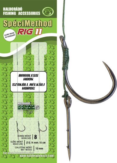 Haldorádó SpéciMethod Rig11 Braid 10mm / 8 barbless