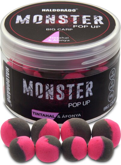 Haldorádó MONSTER Pop Up Big Carp 13, 17mm - Tintahal & Áfonya