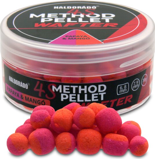 Haldorádó 4S Method Pellet Wafter 6, 8mm - Papaya & Mangó