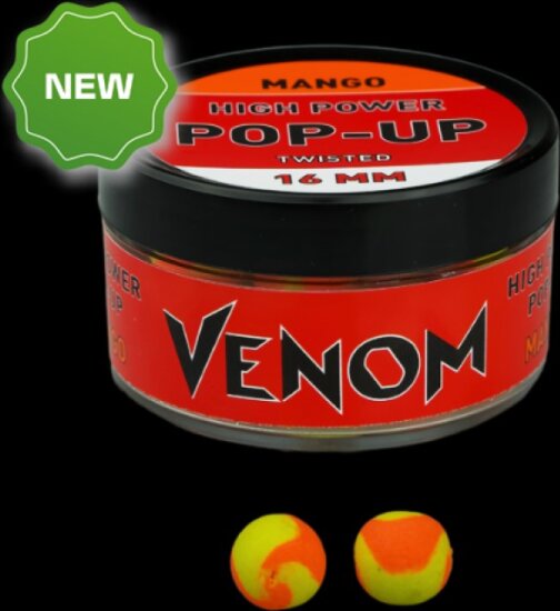 Feedermánia Venom High Power Pop-Up Boilie 16mm, Mango