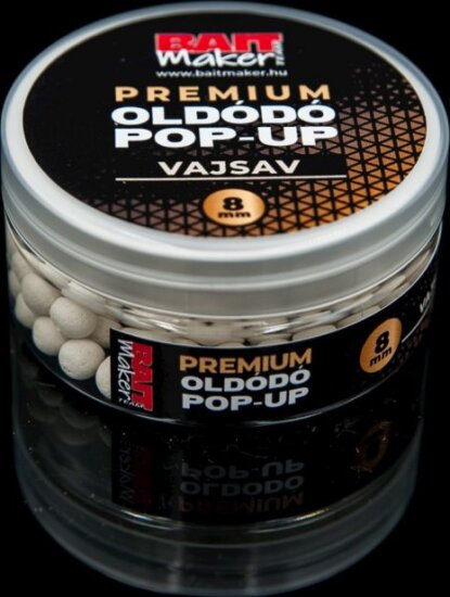 Bait Maker Premium Oldódó Pop Up 8mm Vajsav 20g
