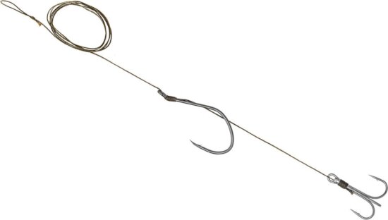 Predator-Z Fonott harcsázó előke #6/0 horog, #3/0 hármas horog, , 1db