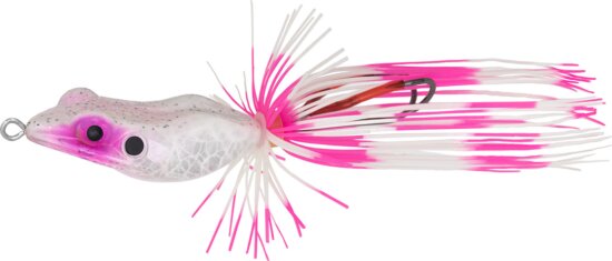 Predator-Z Dancing Frog békautánzat, 5cm, 13g, fehér, rózsaszín