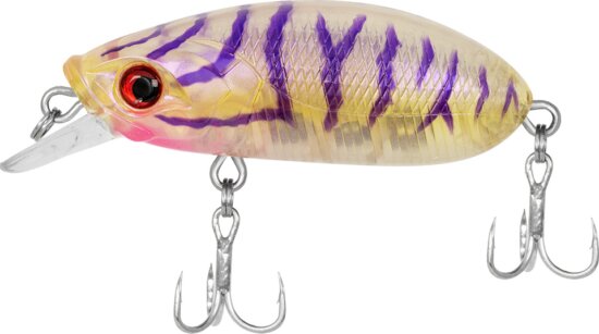 Predator-Z Beetle wobbler, 5cm, 7,8g, sárga, fehér, lila, úszó