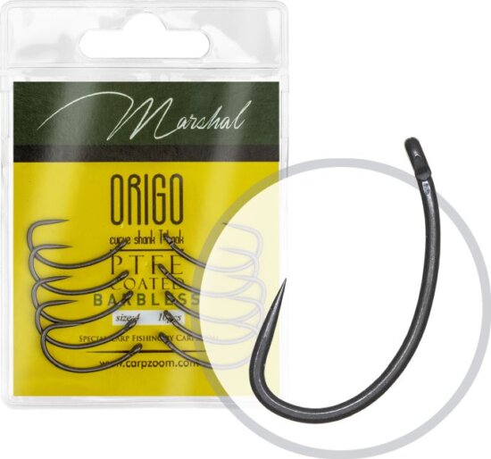 Marshal Origo T szakáll nélküli horog, #2, 10db